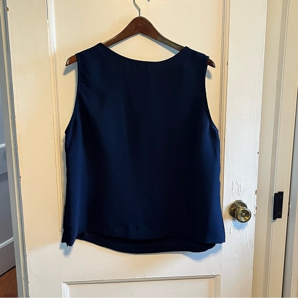 Vintage women’s suit with skirt navy  size 18w - Picture 11 of 12